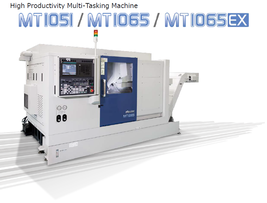 Opposed Twin-Spindle CNC Turning Centers dedicated to Bar Work, Models MT1051, MT1065 and MT1065EX