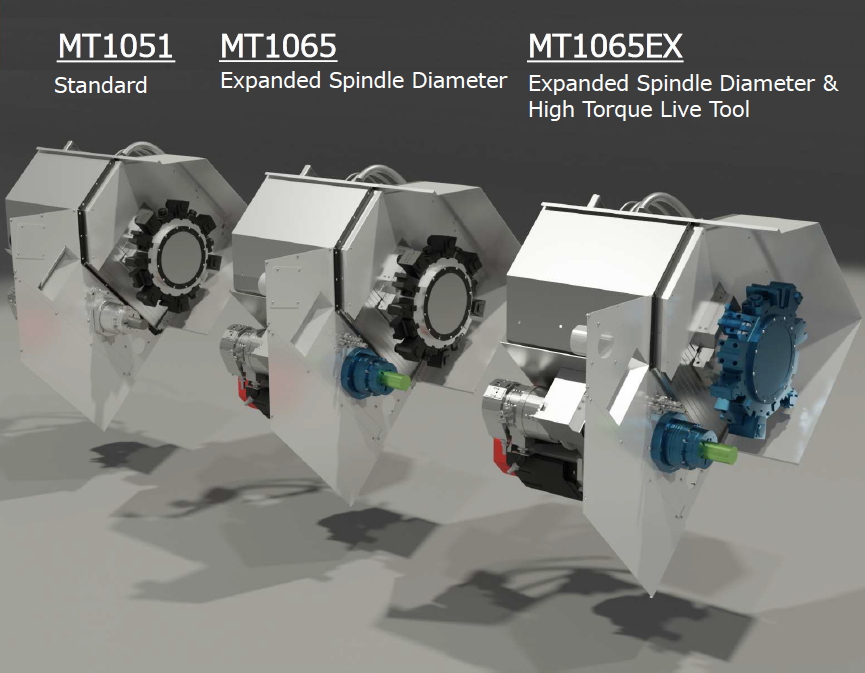 machine lineup_Opposed Twin-Spindle CNC Turning Centers dedicated to Bar Work, Models MT1051, MT1065 and MT1065EX